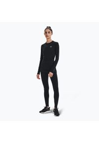 Longsleeve damski Under Armour Authentics CG Crew. Kolor: czarny. Długość rękawa: długi rękaw