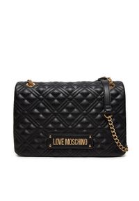 Love Moschino - LOVE MOSCHINO Torebka JC4014PP1LLA0000 Czarny. Kolor: czarny. Materiał: skórzane