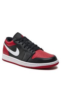 Nike Sneakersy Air Jordan 1 Low 553558 066 Czarny. Kolor: czarny. Materiał: skóra. Model: Nike Air Jordan #5