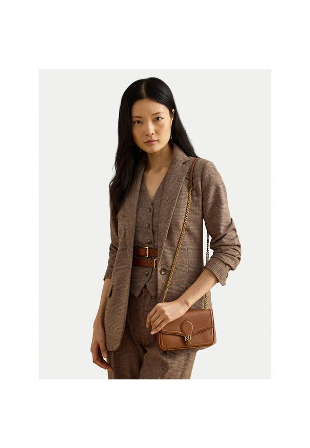 Lauren Ralph Lauren - Torebka LAUREN RALPH LAUREN. Kolor: brązowy