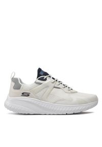 skechers - Skechers Sneakersy Bobs Squad Chaos-Elevated Drift 118034/WMLT Biały. Kolor: biały. Materiał: materiał