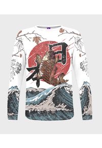 MegaKoszulki - Bluza damska fullprint Ryba Koi. Długość: długie. Styl: klasyczny #1