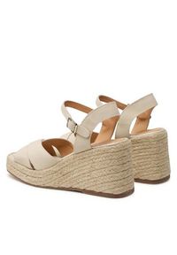 Castañer Espadryle Thea Jute/001 023070-203 Beżowy. Kolor: beżowy. Materiał: materiał