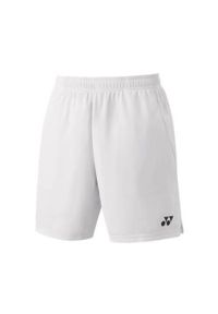 YONEX - Spodnie badminton męskie Yonex Tournament 2024. Kolor: biały. Materiał: materiał, syntetyk. Długość: krótkie