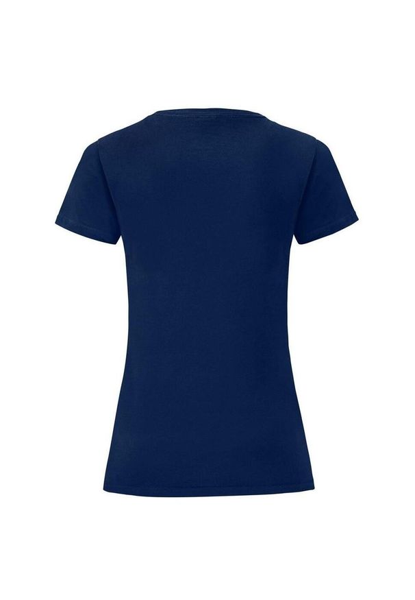 FRUIT OF THE LOOM - T-shirt Damski Iconic 150. Kolor: niebieski