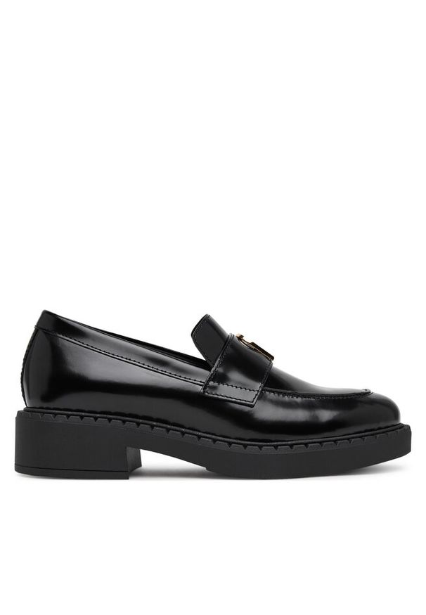 Loafersy Furla. Kolor: czarny