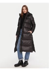 Blauer Płaszcz zimowy 25WBLDK03161 Czarny Regular Fit. Kolor: czarny. Materiał: syntetyk. Sezon: zima #12