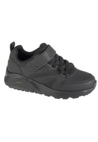 skechers - Buty sportowe Sneakersy dziewczęce, Uno Lite - Echo Surge. Kolor: czarny. Materiał: syntetyk, tkanina. Model: Skechers Sport. Sport: turystyka piesza
