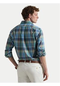 Polo Ralph Lauren Koszula 710P06020007 Niebieski Custom Fit. Typ kołnierza: polo. Kolor: niebieski. Materiał: bawełna #2