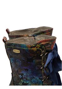 Laura Vita Botki Kateo 07 Czarny. Kolor: czarny. Materiał: materiał #6