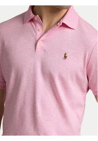 Polo Ralph Lauren Polo 710704319167 Różowy Slim Fit. Typ kołnierza: polo. Kolor: różowy. Materiał: bawełna #5