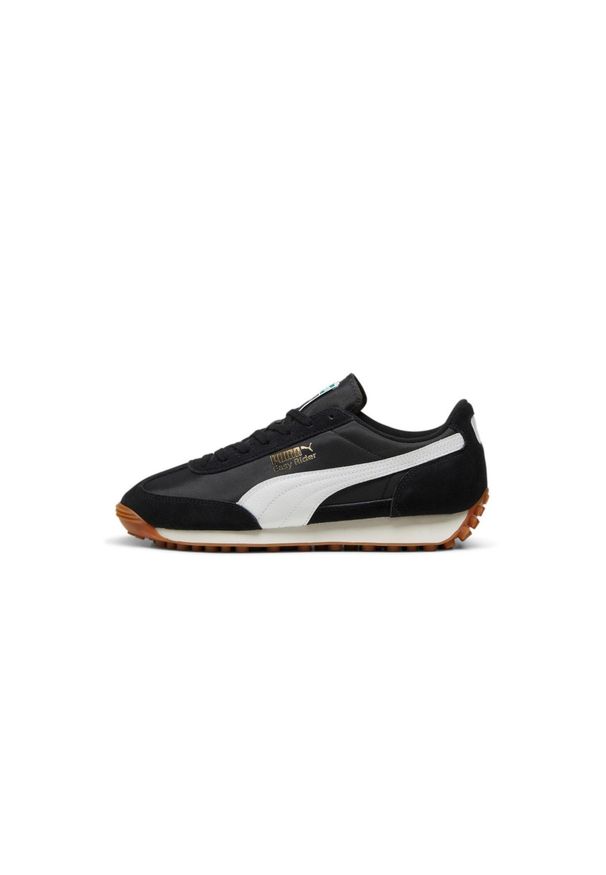 Tenisówki Puma Model Easy Rider Vintage Kolor Czarny. Kolor: czarny. Materiał: skóra, tkanina