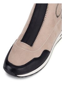 Remonte Botki D1G70-60 Beżowy. Kolor: beżowy. Materiał: materiał #3