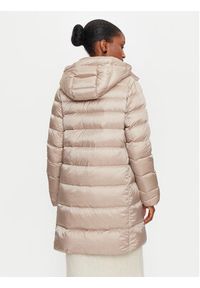 Hetrego - Hetregó Kurtka puchowa Leonie 8N603M Beżowy Regular Fit. Kolor: beżowy. Materiał: syntetyk #5