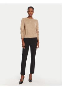 LOLA CASADEMUNT Sweter MF2511012 Beżowy Regular Fit. Kolor: beżowy. Materiał: syntetyk #4