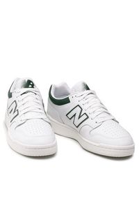 New Balance Sneakersy BB480LGT Biały. Kolor: biały. Materiał: skóra #5