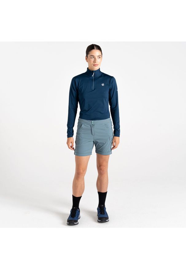 DARE 2B - Melodyjne Szorty Damskie. Kolor: szary. Materiał: nylon, tkanina, elastan. Sport: turystyka piesza