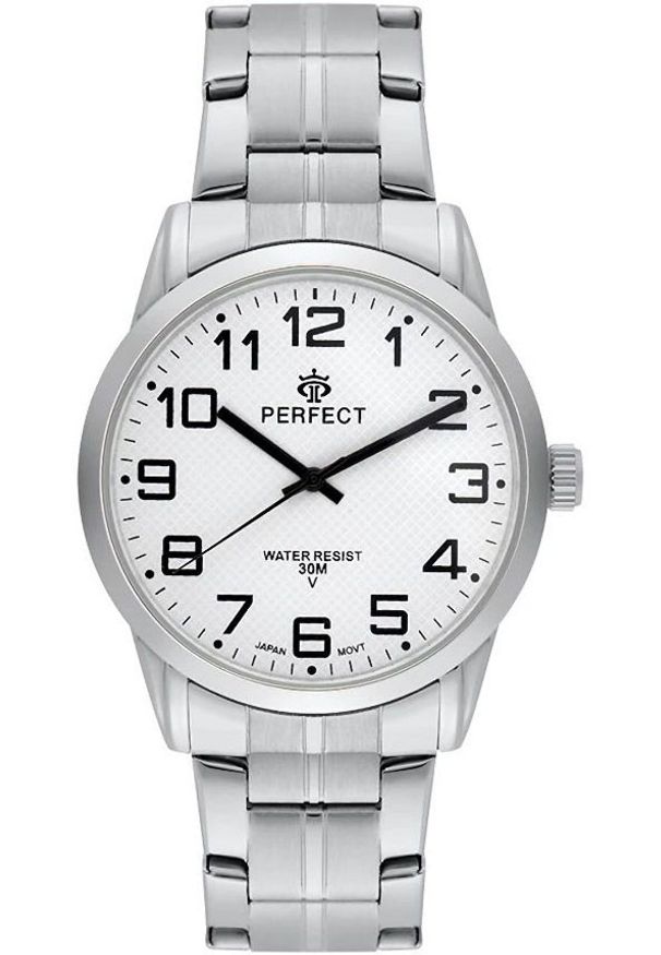 Zegarek Perfect G293-01 męski klasyczny czytelny 42 mm .. Styl: klasyczny