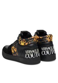 Versace Jeans Couture Sneakersy 79YA3SJ7 ZPB44 Czarny. Kolor: czarny. Materiał: materiał #5