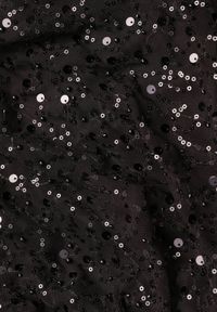 Renee - Czarna Dopasowana Sukienka VICES Zdobiona Cekinami i Wiązaniem Alethrolphi. Kolor: czarny. Wzór: aplikacja. Styl: elegancki, klasyczny #3