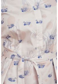 Marie Zélie - Sukienka Alodia Anates. Materiał: bawełna, satyna, skóra, materiał. Długość rękawa: krótki rękaw #6
