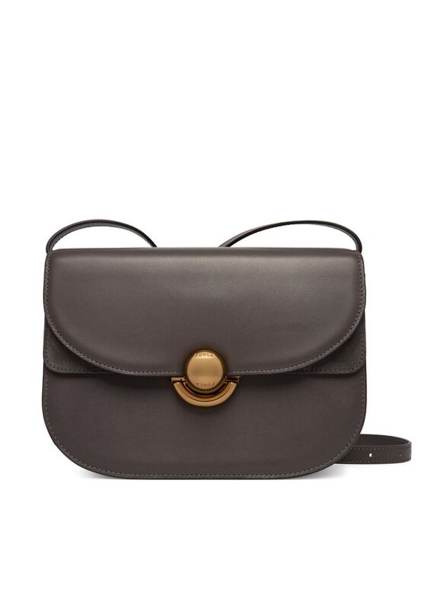Furla Torebka Sfera S WB01355 BX0428 BG 4283S Szary. Kolor: szary. Materiał: skórzane