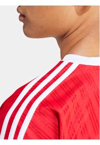 Adidas - adidas T-Shirt adicolor IM9458 Czerwony Loose Fit. Kolor: czerwony. Materiał: syntetyk #3