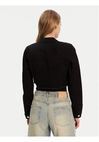 only - ONLY Kurtka jeansowa Woder 15256098 Czarny Regular Fit. Kolor: czarny. Materiał: bawełna #4