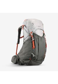 FORCLAZ - Plecak trekkingowy damski Forclaz MT900 45+10 l.. Kolor: szary. Materiał: tkanina, poliamid. Wzór: paski #1