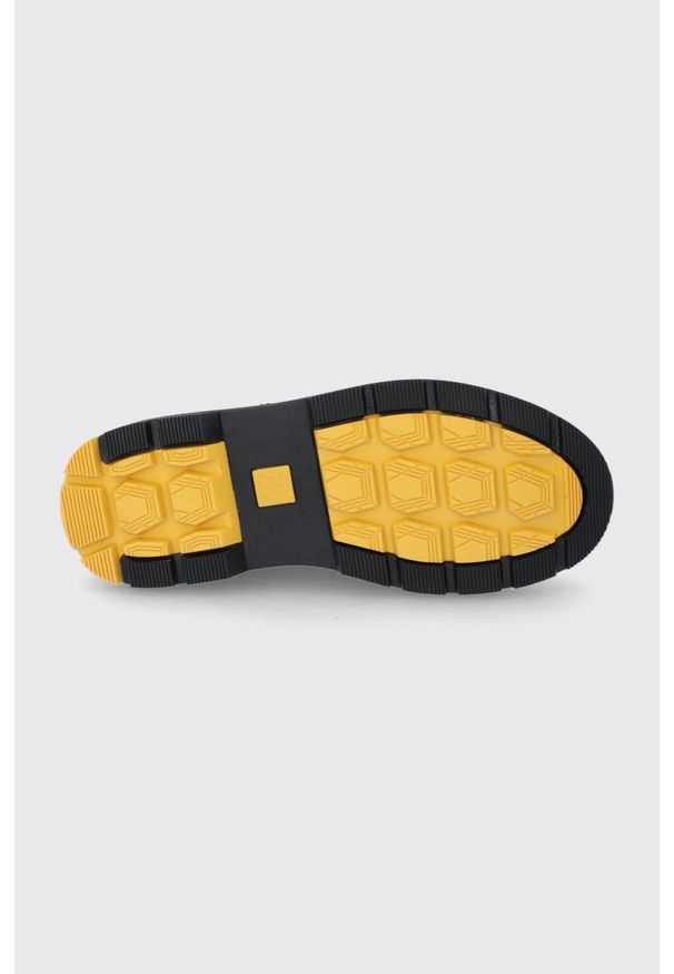 Dr. Martens - Workery Iowa. Zapięcie: sznurówki. Kolor: czarny. Materiał: guma