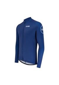 KEADA SPORTS - Damska koszulka kolarska z długim rękawem – Granatowa. Kolor: niebieski. Długość rękawa: długi rękaw. Długość: długie. Sport: kolarstwo