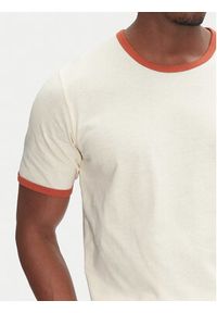 Jack & Jones - Jack&Jones T-Shirt Ringer 12277262 Écru Regular Fit. Materiał: bawełna