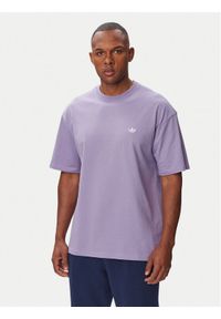 Adidas - adidas T-Shirt Trefoil Essentials Loose KV3140 Fioletowy Regular Fit. Kolor: fioletowy. Materiał: bawełna #1