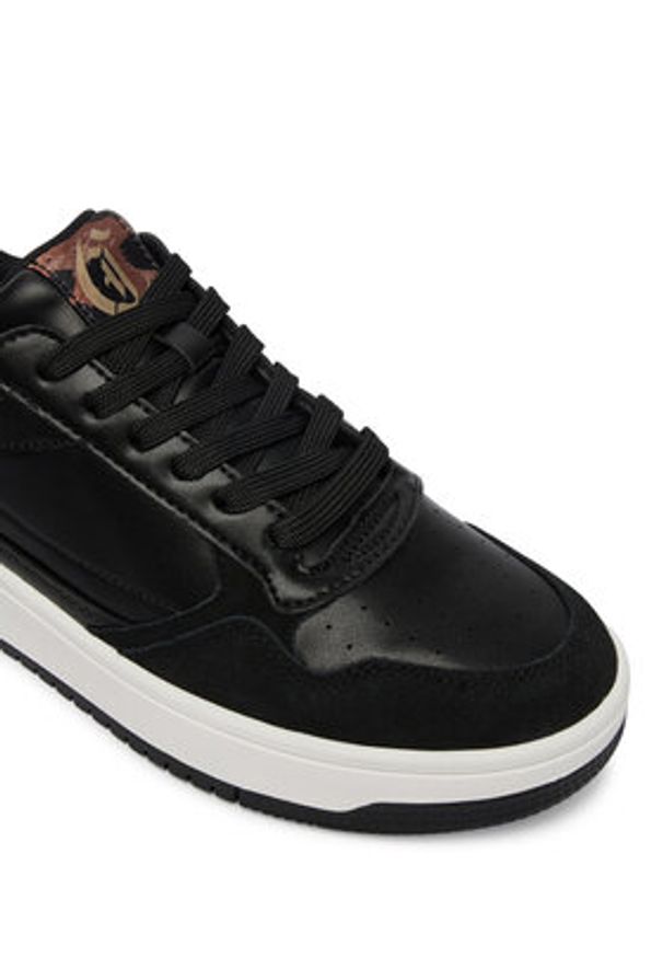 Just Cavalli Sneakersy 80RA3SM3 ZPC06 Czarny. Kolor: czarny. Materiał: skóra