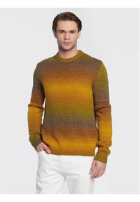 Sisley Sweter 1031S100S Kolorowy Regular Fit. Materiał: syntetyk. Wzór: kolorowy