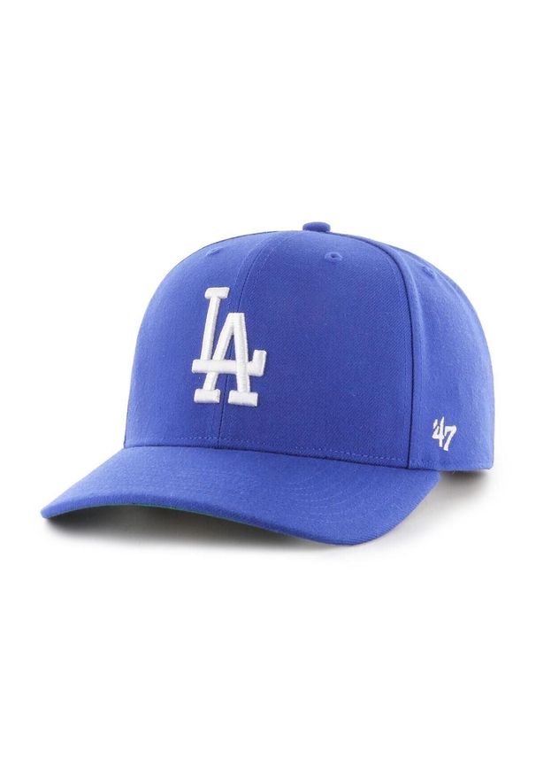 47 Brand - Brand `47 czapka z daszkiem Los Angeles Dodgers Royal Cold Zone niebieski OSFM. Kolor: niebieski
