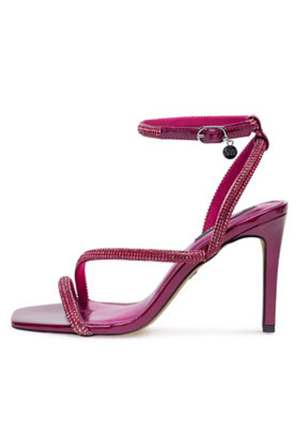 Nine West Sandały WFA2675-1 Różowy. Kolor: różowy. Materiał: syntetyk