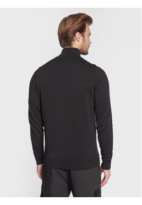 Hugo Sweter San Quintus-C 50474164 Czarny Regular Fit. Kolor: czarny. Materiał: bawełna #3