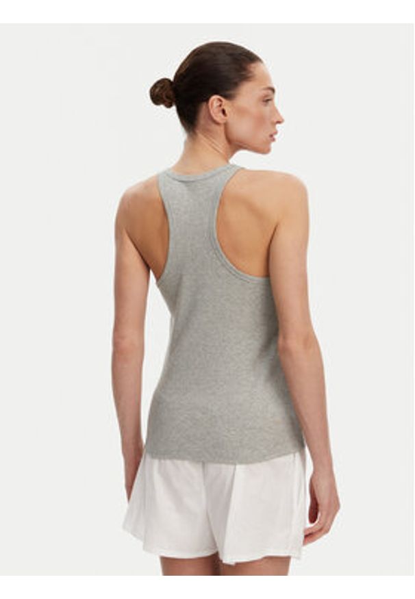 Calvin Klein Underwear Top LV00QS7492 Szary Slim Fit. Kolor: szary. Materiał: bawełna