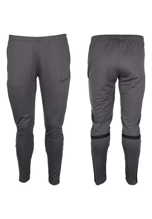 Spodnie Sportowe damskie Nike Dri-FIT Academy. Kolor: szary. Technologia: Dri-Fit (Nike). Długość: długie