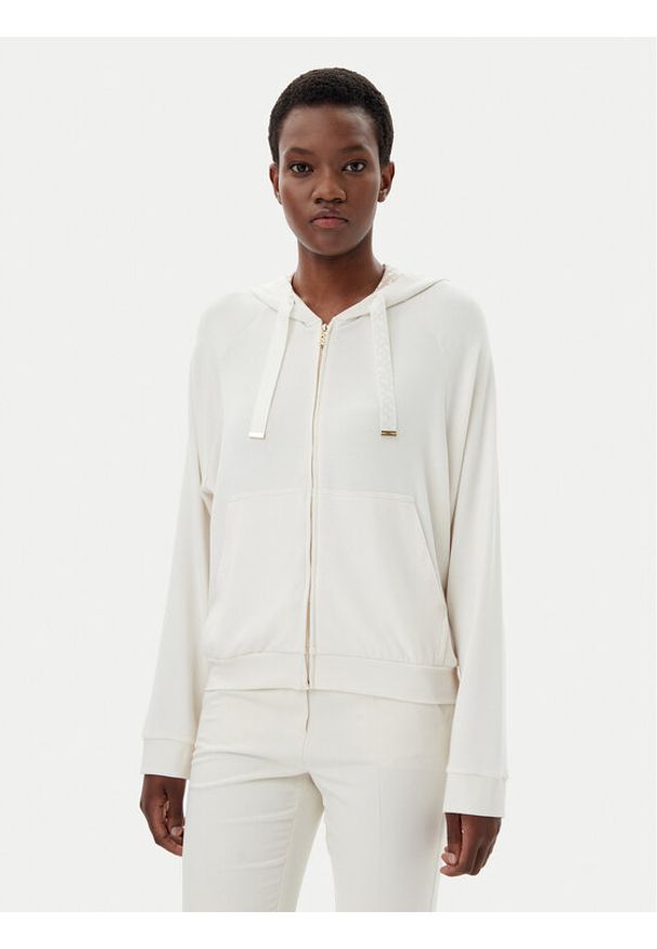 BOSS Bluza 50535842 Écru Regular Fit. Materiał: syntetyk