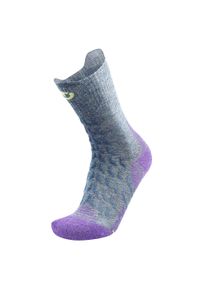 Skarpety trekkingowe dla kobieta Therm-ic Trekking UltraCool Linen Crew Lady. Kolor: wielokolorowy, fioletowy, szary. Materiał: len, poliamid, wiskoza, elastan. Sport: turystyka piesza