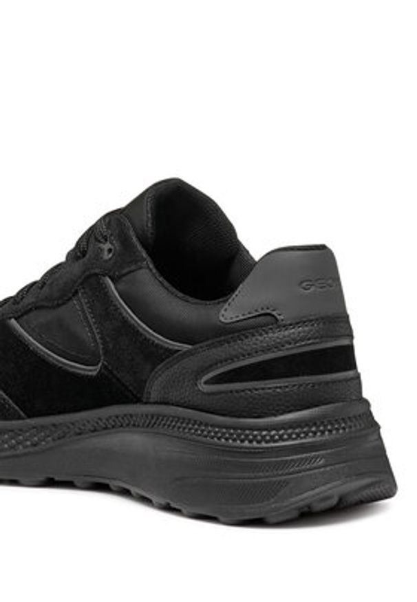Geox Sneakersy U Spherica Actif X1 U46HGA 02285 C9997 Czarny. Kolor: czarny. Materiał: zamsz, skóra