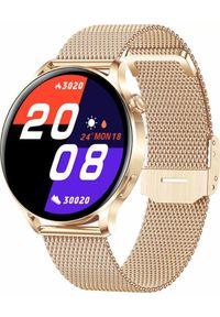 Smartwatch Rubicon RNCE81 Różowe złoto (RNCE81). Rodzaj zegarka: smartwatch. Kolor: różowy, wielokolorowy, złoty