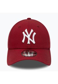 Czapka z daszkiem męska New Era League Essential 9Forty New York Yankees. Kolor: czerwony