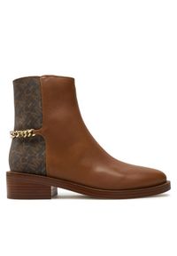MICHAEL Michael Kors Botki Carlisle 40F4CLME8L Brązowy. Kolor: brązowy. Materiał: skóra #1