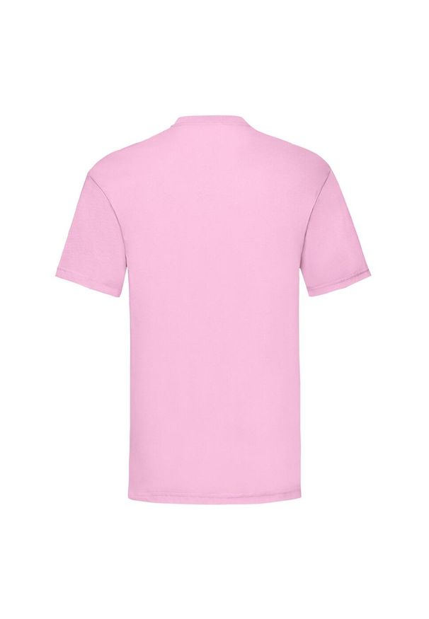 FRUIT OF THE LOOM - Koszulka Unisex Dla Dorosłych Valueweight. Kolor: różowy. Sport: turystyka piesza