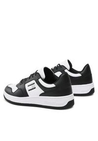 Tommy Jeans Sneakersy Basket Leather EM0EM01165 Czarny. Kolor: czarny. Materiał: skóra
