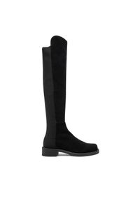 Stuart Weitzman Muszkieterki 5050 Bold Boot SG654 Czarny. Kolor: czarny. Materiał: skóra, zamsz #1