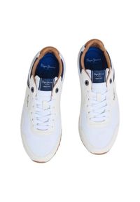 Buty Pepe Jeans London Court M PMS40002 białe. Zapięcie: sznurówki. Kolor: biały. Materiał: guma, syntetyk #6